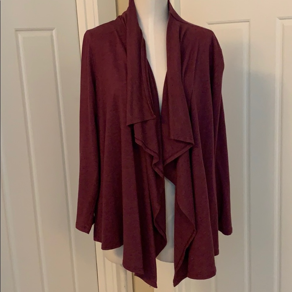 Coldwater Creek Drape Front Cardigan